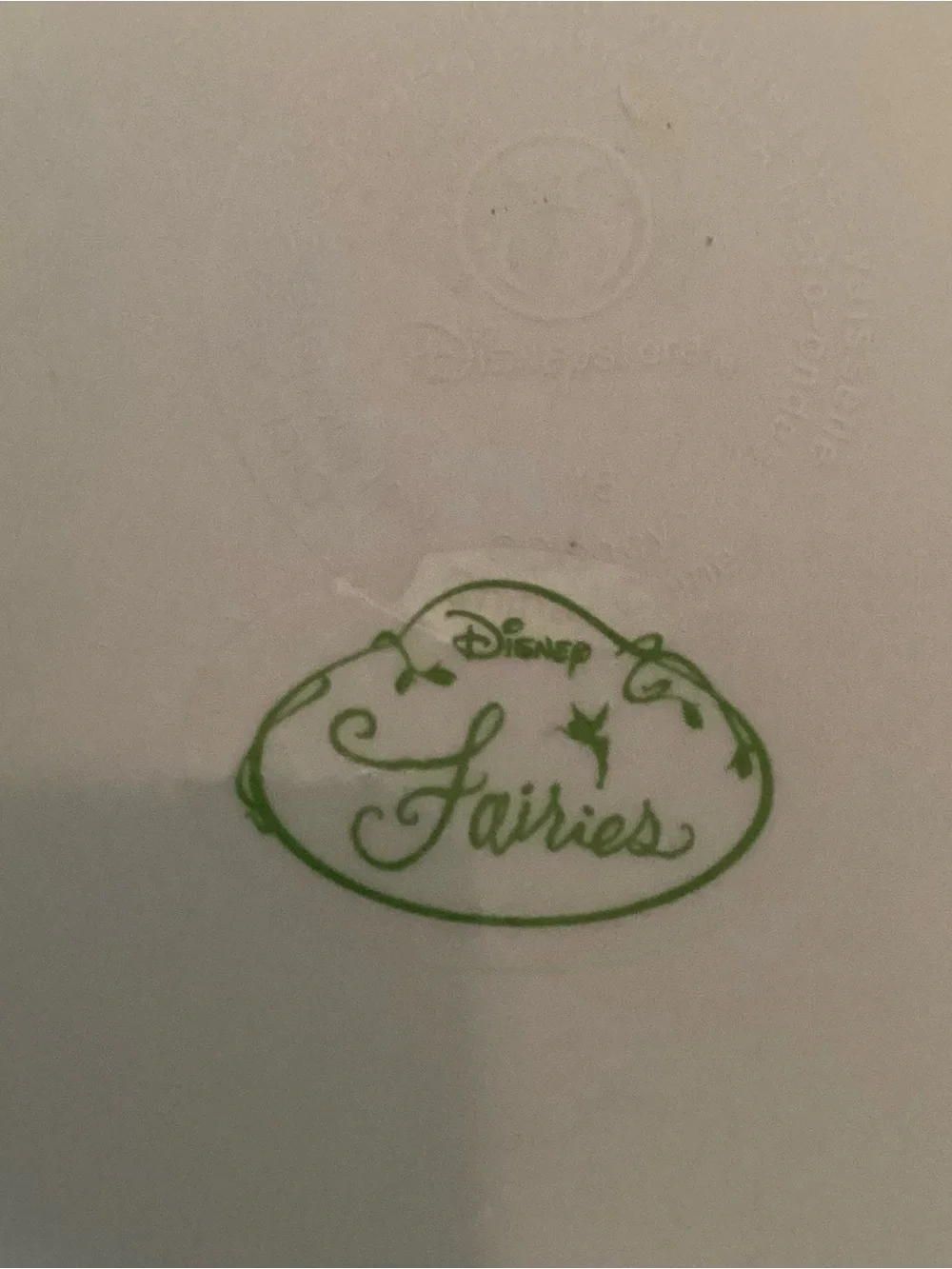 Disney Store Tinkerbell Fairies set of 4 - 8.5” Children’s Melamine Dinner Plate